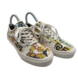 Vans Eco Theory Old Skool Tapered Skate Shoe Graphic Print Women's Size 7.5 US